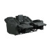 Luna Microfiber Power Reclining Loveseat Black Luna Microfiber Power Reclining Loveseat Black
